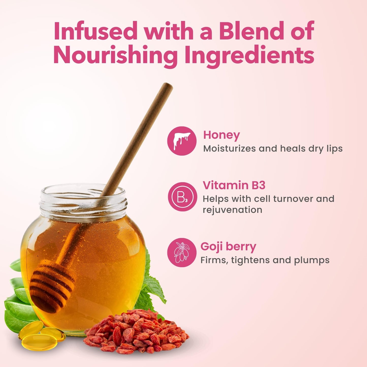 Patchology Lip Gloss for Women - Glossy, Clear Shine Hydrating Lip Balm with Aloe, Honey, Goji Berry Oil - Moisturizing Lip Treatment for Dry, Cracked