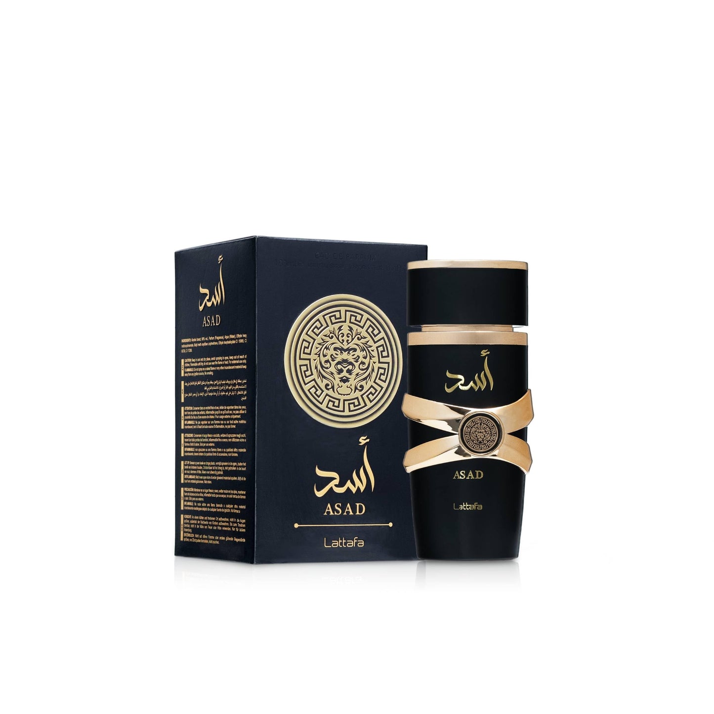 Lattafa Perfumes Asad for Unisex Eau de Parfum Spray, 3.4 Ounce Beauty and Personal Care Lattafa