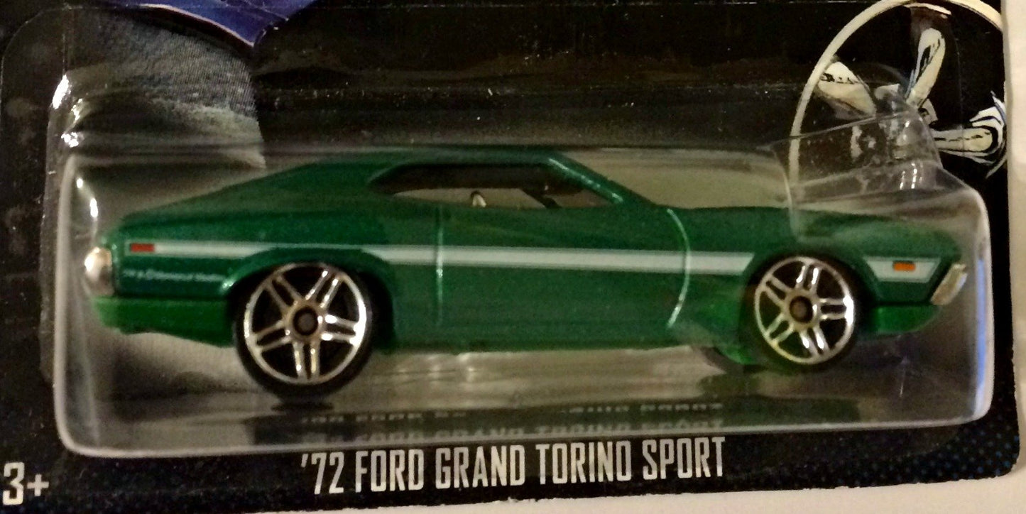 Hot Wheels 2015 Fast and Furious Release Exclusive Green '72 Ford Grand Torino Sport #4/8 DIE-CAST