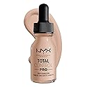 NYX PROFESSIONAL MAKEUP Total Control Pro Drop Foundation, Skin-True Buildable Coverage - Porcelain