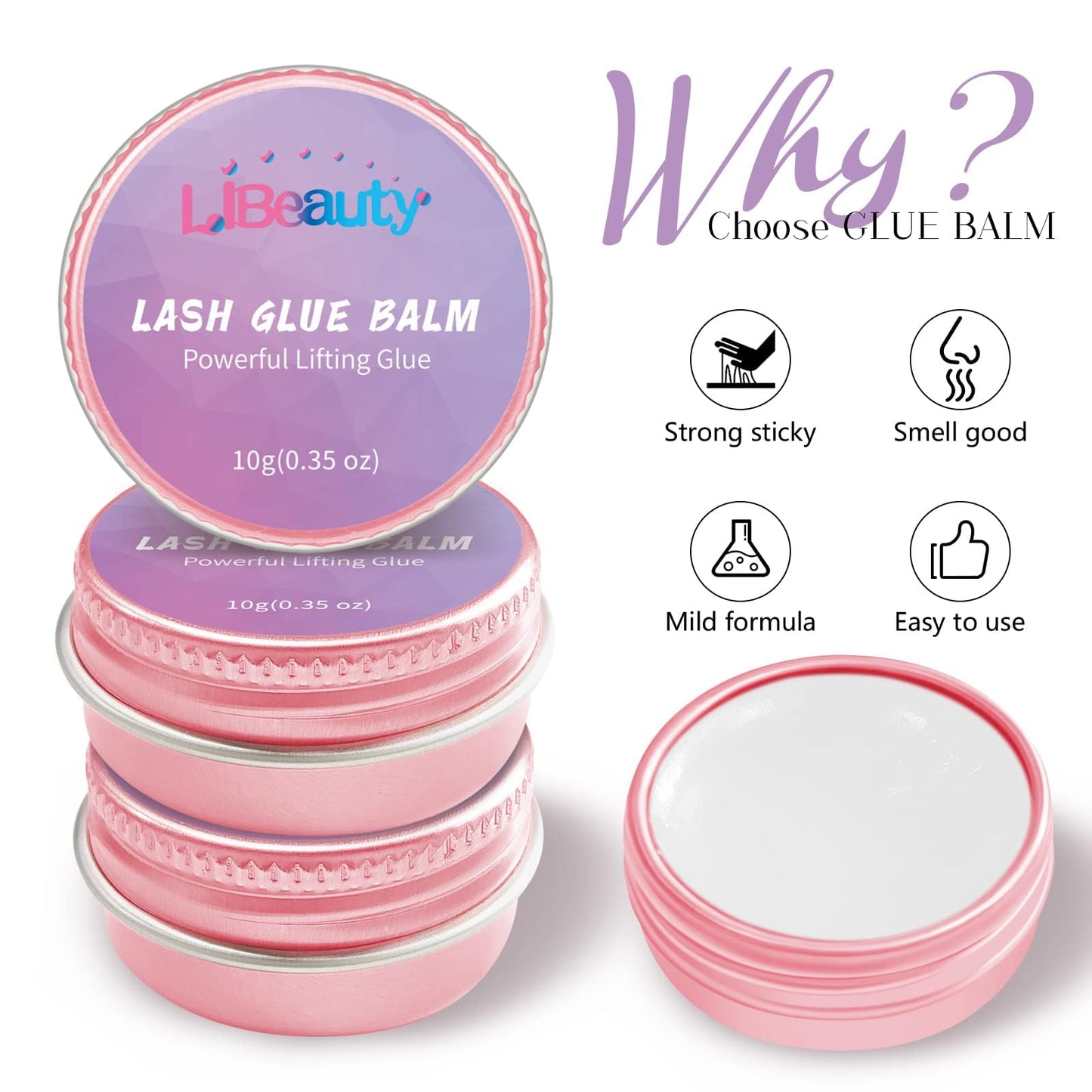 Libeauty Lash Lift Glue Balm Lash Lift Adhesive Strong Sticky Fruit Flavor Eyelash & Eyebrow Perm Glue Balm Brow Lamination Gel Beauty and Personal Care Libeauty