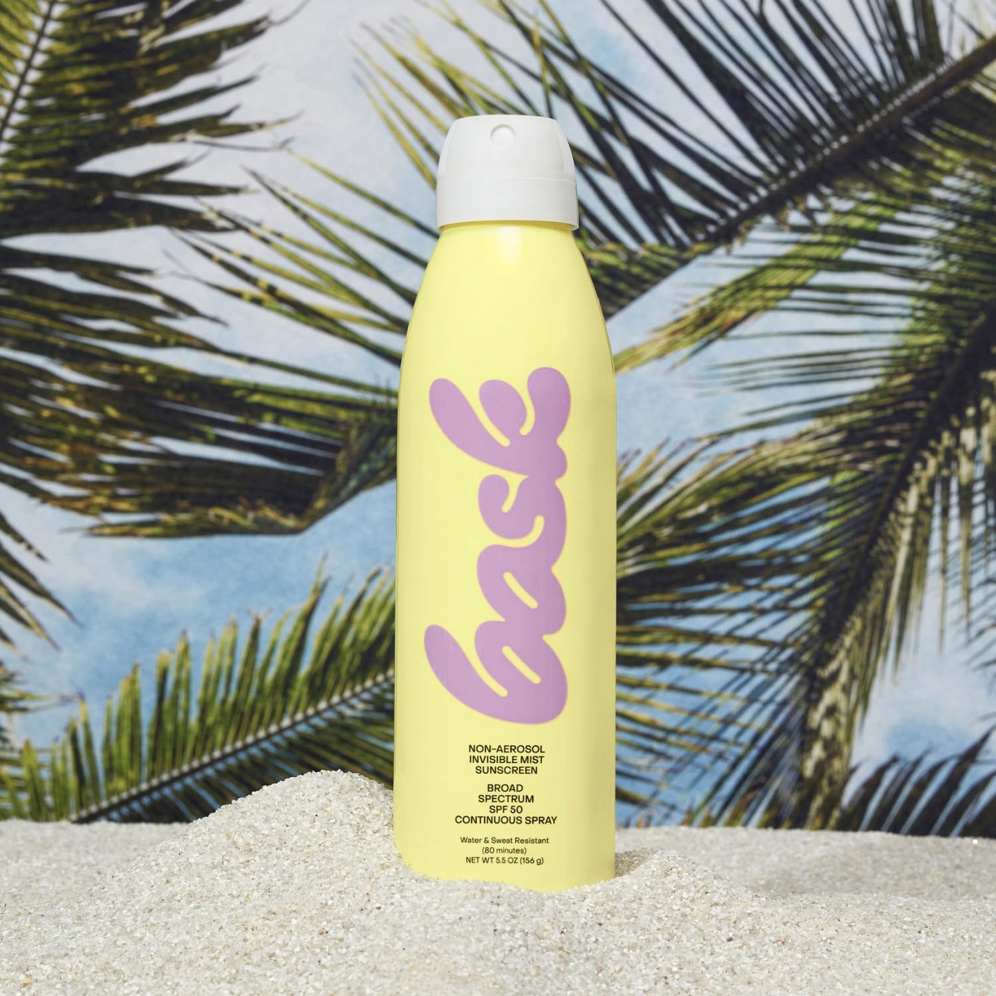 Bask SPF 50 Sunscreen Spray - Non-Aerosol, Broad Spectrum UVA/UVB Protection, Dermatologist Recommended, Moisturizing, Lightweight & Non-Greasy, 5.5 Beauty and Personal Care Bask