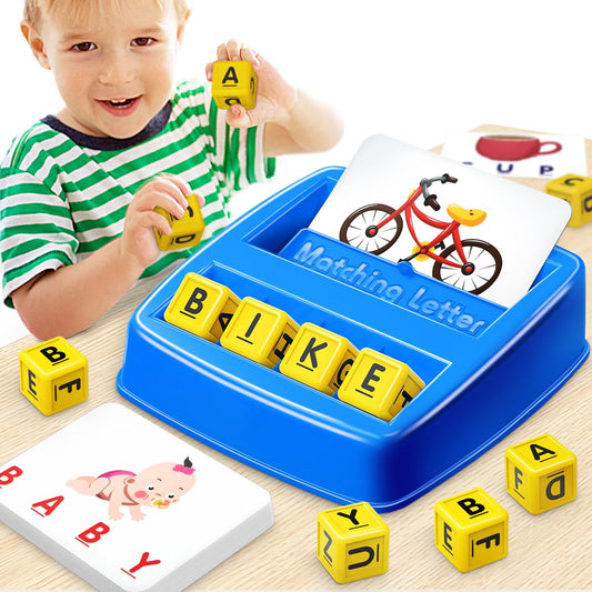 NARRIO Matching Letter Game – Educational ABC Learning Toy for Kids Ages 3–8, Fun Preschool Spelling Gift for Boys & Girls, Perfect for Birthdays & Christmas
