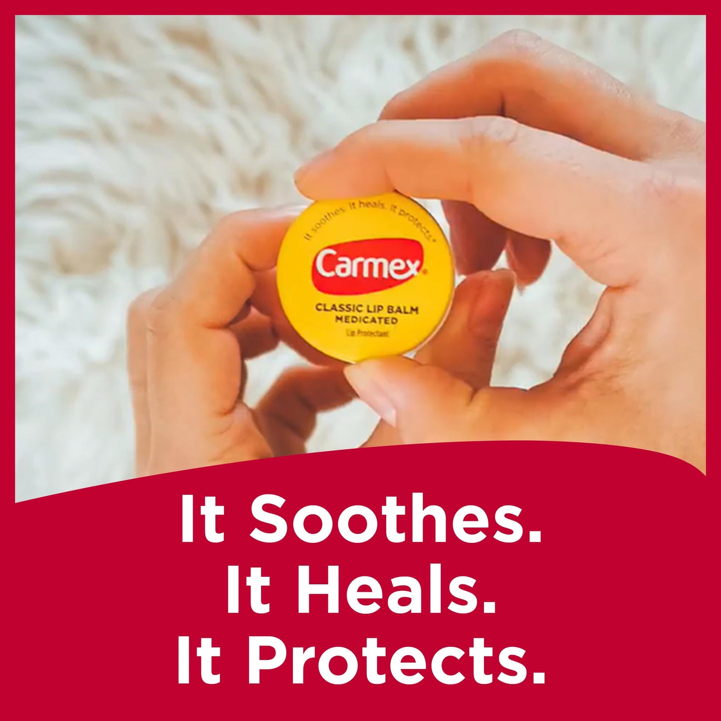 Carmex Medicated Lip Balm Jars, Lip Protectant - Pack of 3