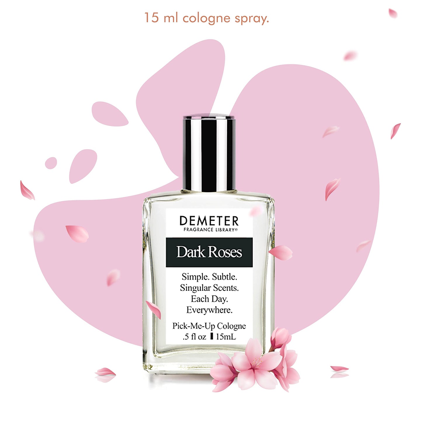 DEMETER Fragrance's Dark Flowers Humongous Miniature Set of 4 - Witching Hour - Dark Roses - Vampire Blooms - Transfixed - Perfume Sampler Set Beauty & Personal Care DEMETER