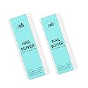 ZMOI Pro Nail Buffer Block - 2 Pack Luxurious Shine Korean 4-Way Nail Buffing Block - Natural Shine Nails - Manicure/Pedicure Tools for Home and Salon