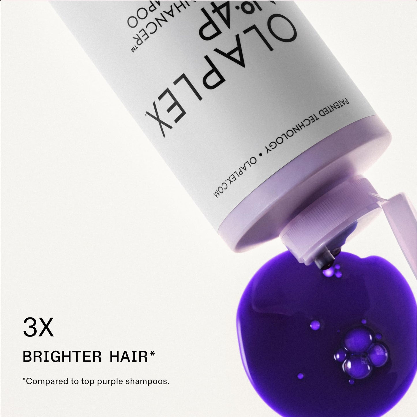 Olaplex Nº.4P Blonde Enhancer Purple Toning Shampoo: Neutralizes Brassiness & Strengthen | Repairs Damages & Hydrates Hair | For Coily, Curly