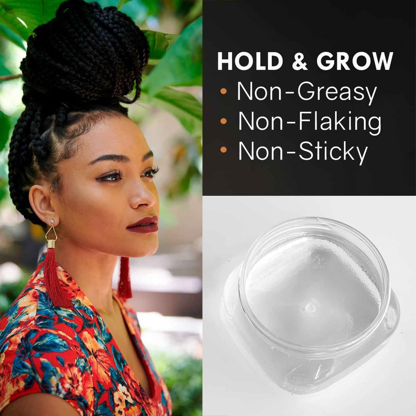 Sunny Isle Jamaican Castor Oil Edge Hair Gel 3.5 Ounce Jar (103ml) (3 Pack)