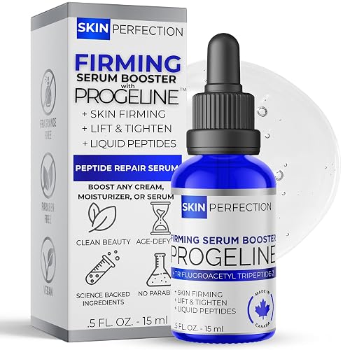 Skin Perfection Firming Serum Booster with Progeline Peptide Repair Serum Neck and Face Progeline Cream Upgrade Trifluoroacetyl Tripeptide-2