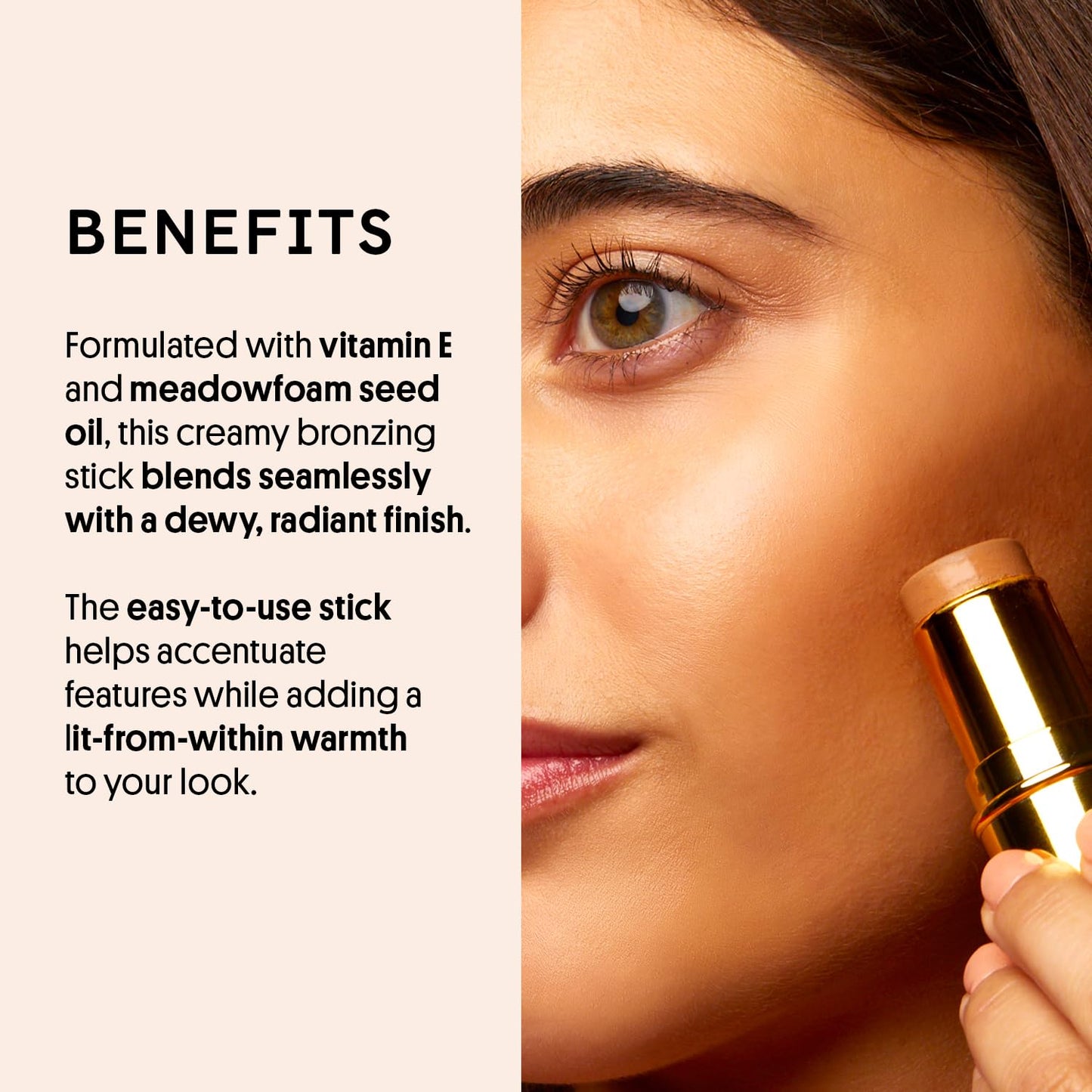 Winky Lux Bronze Age Bronzer Stick - Cream Bronzer & Contour with Hydrating, Blendable, Buildable Coverage for Flawless, Smooth Skin, Infused