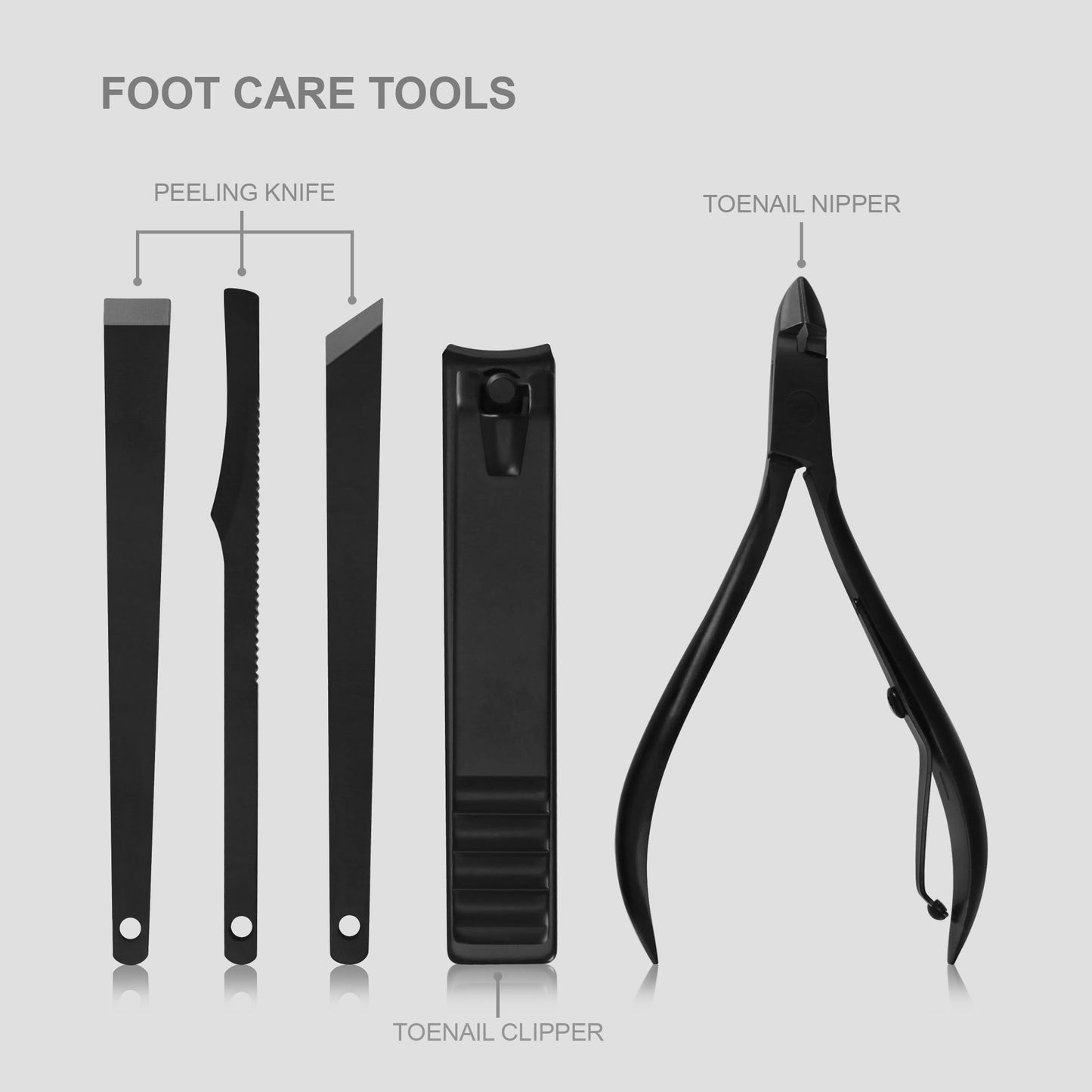 Utopia Care Nail Clippers Professional Nail Kit or Manicure Kit for Women and Men, Stocking Stuffers or Groomsmen Gifts 16Pcs Pedicure Set