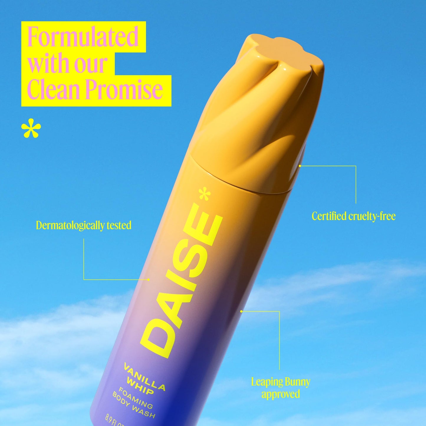 Daise Vanilla Foaming Body Wash - 8.8 fl oz