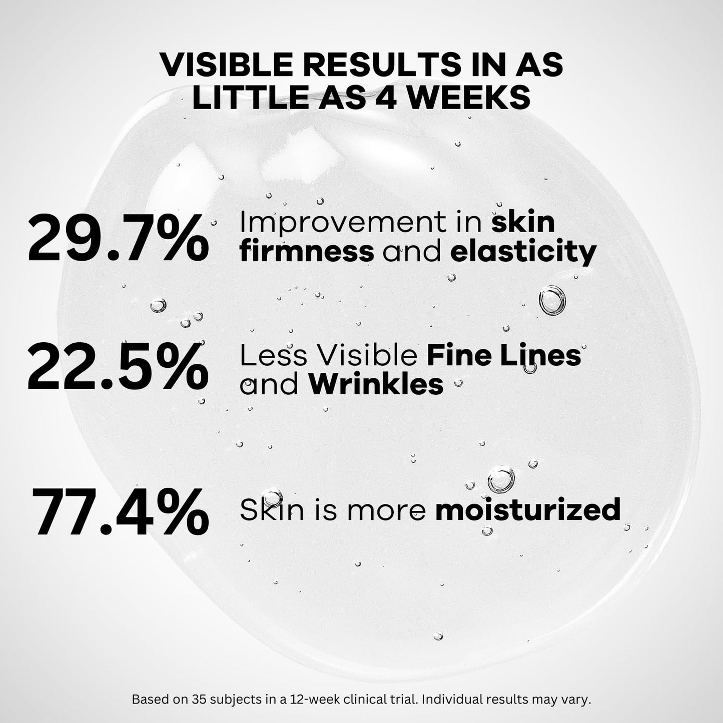 Clinical Skin Polypeptide Firming Serum, for Fine Lines and Wrinkles, Anti-Aging Serum, Antioxidants, Hyaluronic Acid, Night and Day, 1.7 Ounces