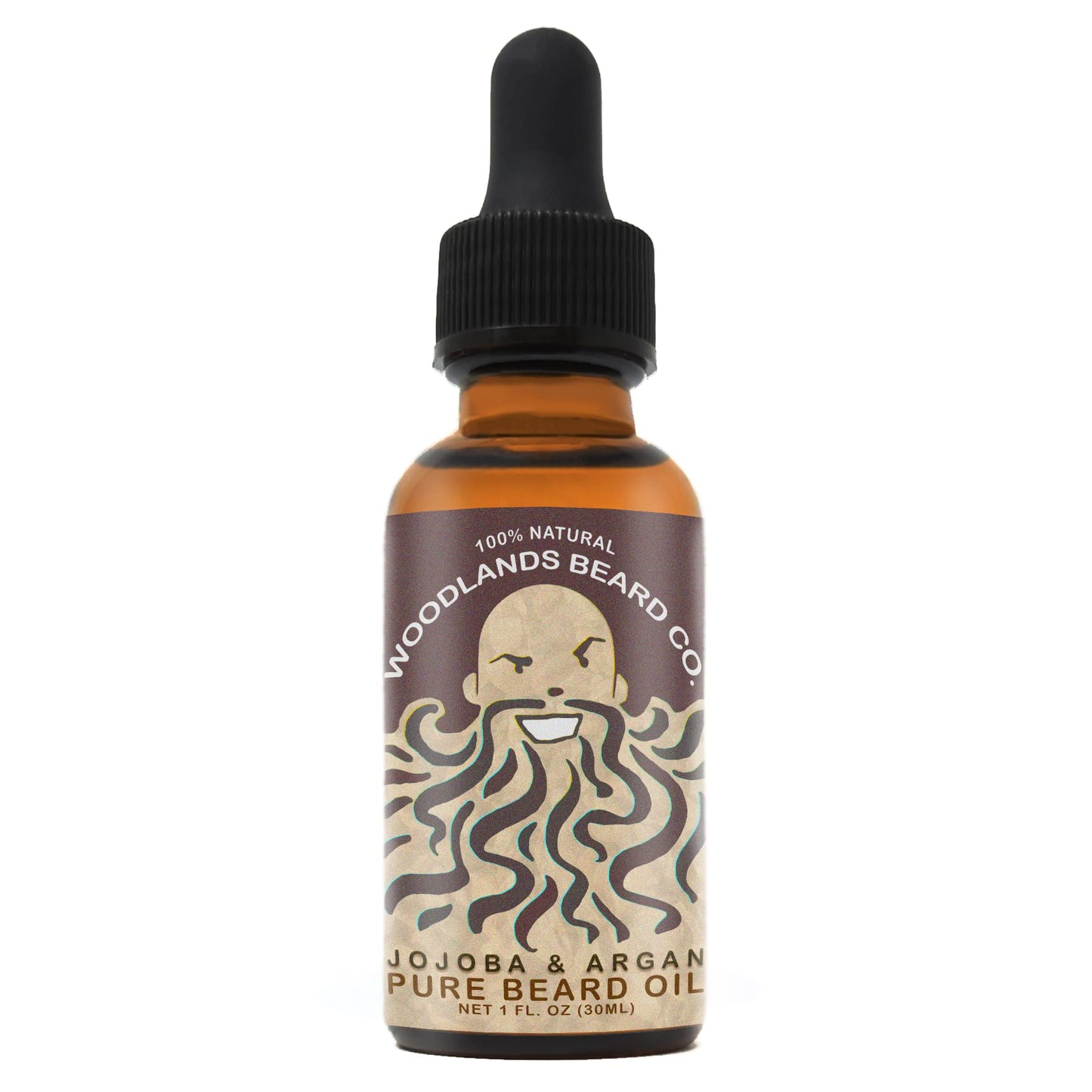 Jojoba & Argan Pure Beard Oil Conditioner (1oz) Beauty and Personal Care Woodlands Beard Co.