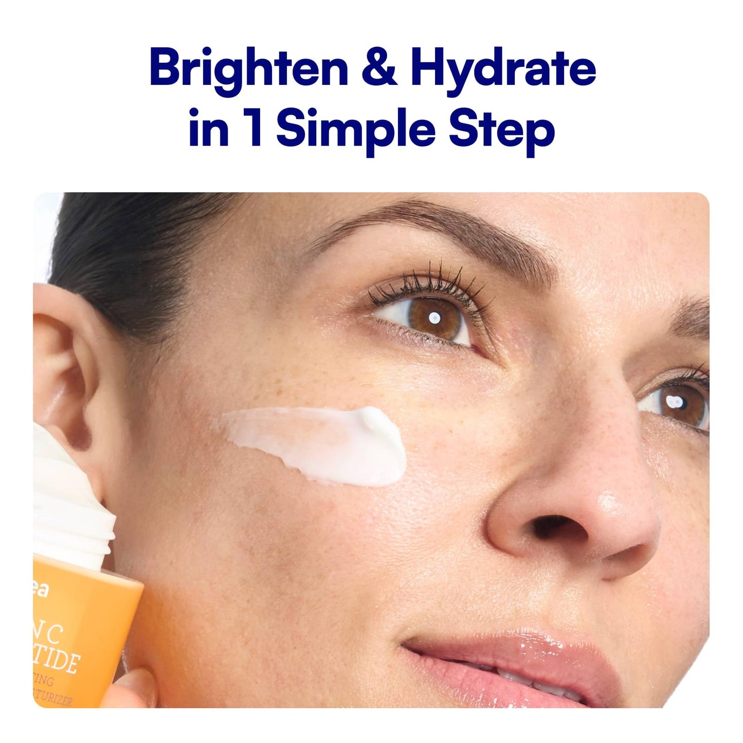 Bliss Vitamin C + Tri-Peptide Brightening Face Moisturizer, Hydrating Cream for Radiance, Firm-Looking Skin, Collagen Support, Dark Spot Reduction