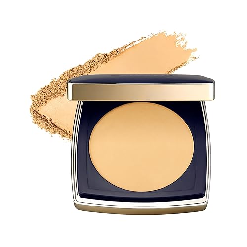 Estée Lauder Double Wear 12-Hour Stay-in-Place Matte Powder Foundation | Controls Oil & Shine, 0.39 Ounce, 3W2 Cashew