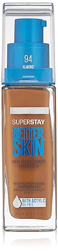Maybelline New York Super Stay Better Skin Foundation, Almond, 1 fl. oz.