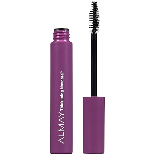Almay Mascara, Thickening, Volume & Length Eye Makeup with Aloe and Vitamin B5, Hypoallergenic-Fragrance Free, Ophthalmologist Tested, 401 Blackest