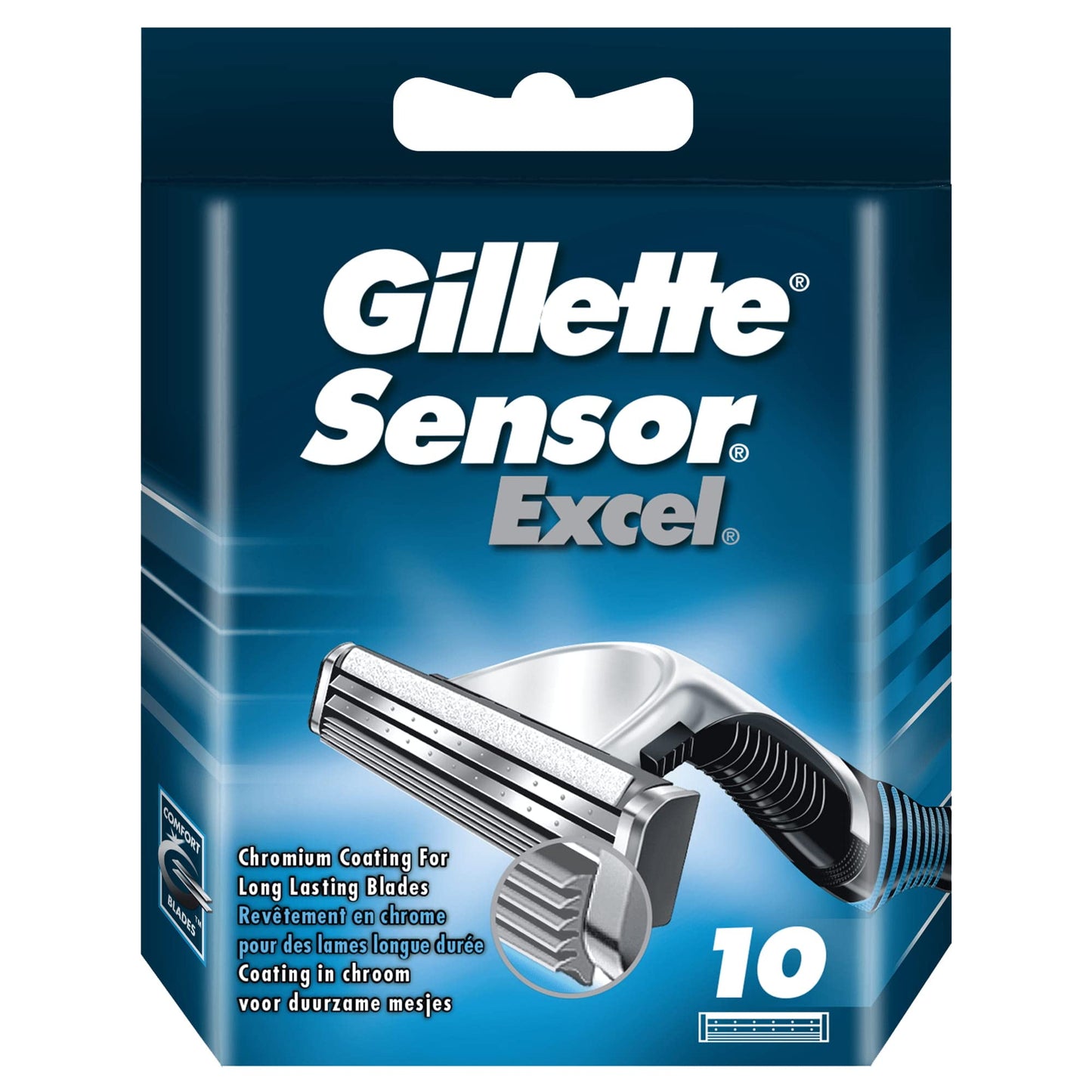Gillette Sensor Excel Razor Blades for Men Pack of 10 Blades Beauty and Personal Care Gillette Default Title