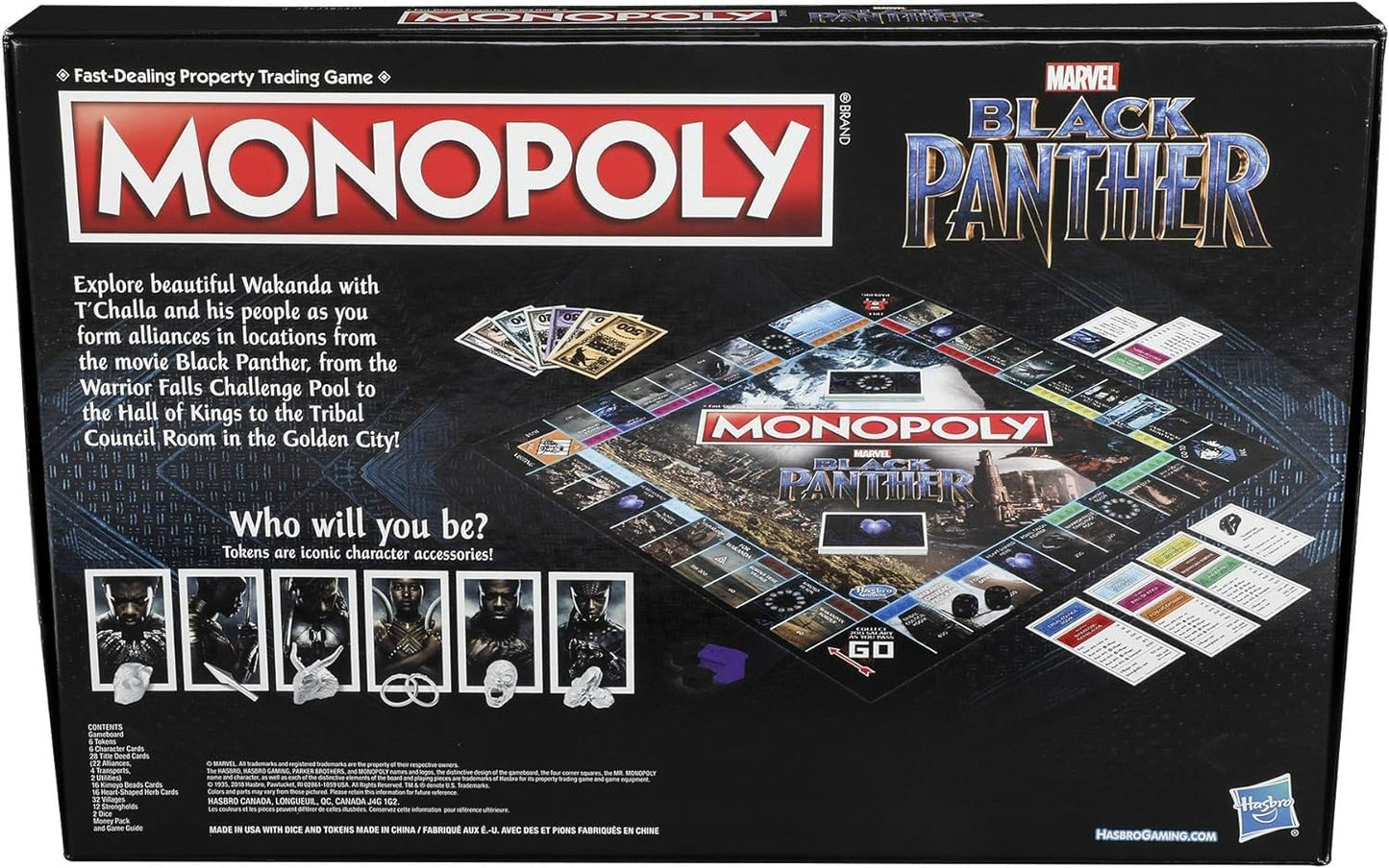 Monopoly Game: Black Panther Edition