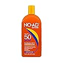 NO-AD SPF 50 SPORT Sunscreen Lotion | Hypoallergenic | Broad Spectrum UVA/UVB Protection | Water Resistant | Octinoxate & Oxybenzone Free