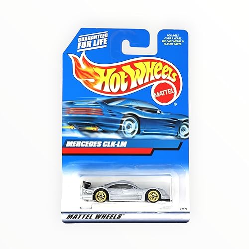 Hot Wheels 1999-926 SILVER Mercedes CLK-LM 1:64 Scale