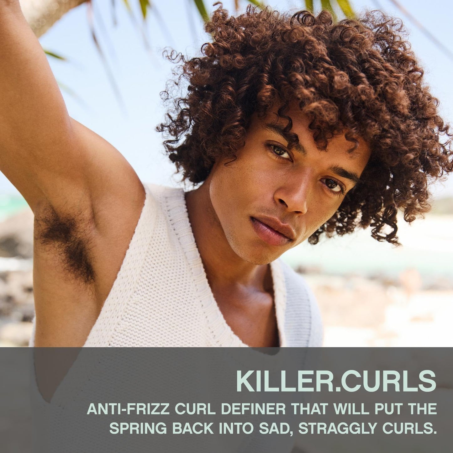 KEVIN.MURPHY KILLER.CURLS - Leave-In Anti Frizz Cream for Curly & Coily Hair - Curl Activating - Flexible Hold - Frizz Ease Curling Cream - 200mL