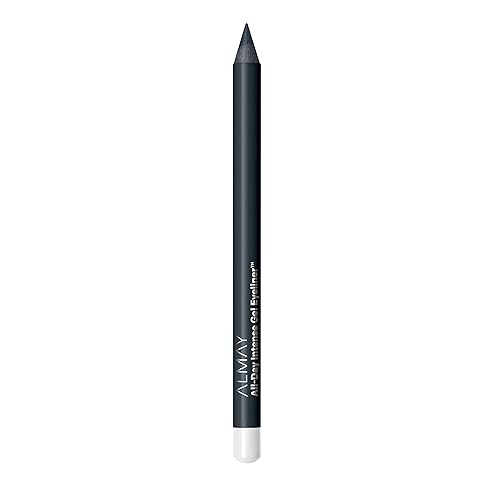 Almay Gel Eyeliner, Waterproof, Fade-Proof Eye Makeup, Easy-to-Sharpen Liner Pencil, 100 All Day Grey, 0.045 Oz