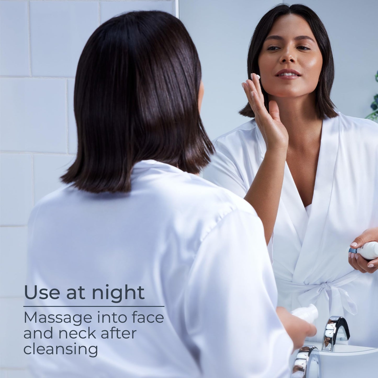 Eucerin Face Immersive Hydration Night Cream with Hyaluronic Acid and Provitamin B5, Ultra-Lightweight Face Moisturizer Smooths Fines Lines