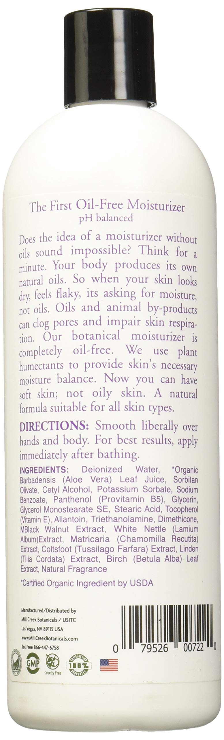 Mill Creek Sleepy Hollow Oil-Free Moisturize (1 Pack)
