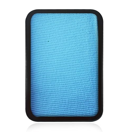 Kraze FX Face Paint Palette Refill - Light Blue Face Paint (10 gm) - Hypoallergenic Non-Toxic Water Activated Professional Halloween Face & Body