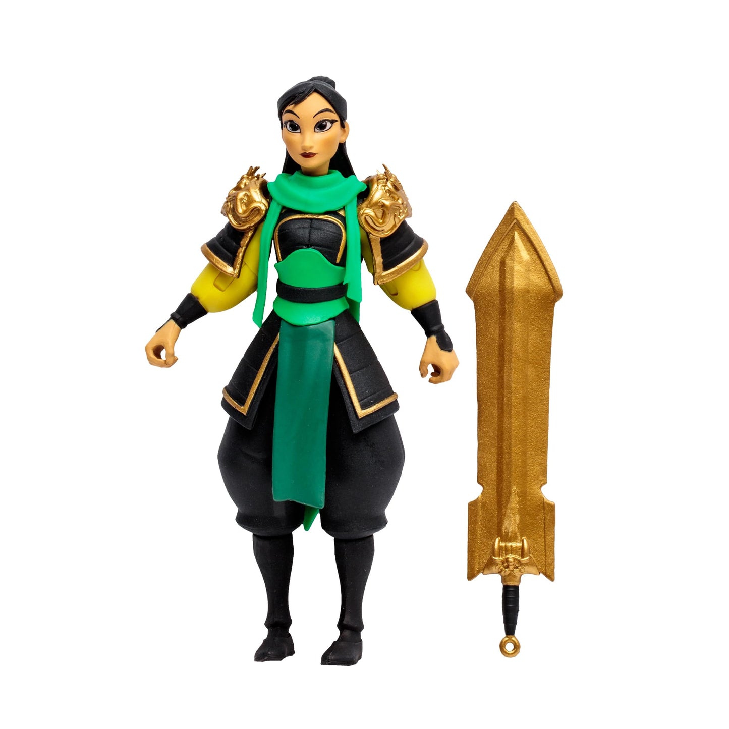 McFarlane Toys - Disney Mirrorverse Mulan 5in Belle (Fractured) 5in and Ariel 7in Action Figure 3pk, Gold Label, Amazon Exclusive