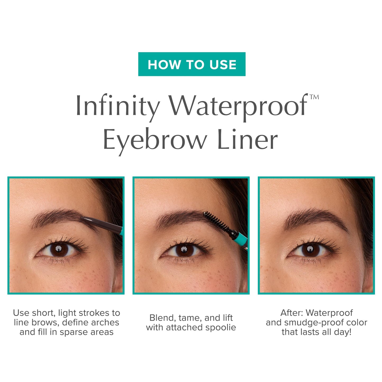 Thrive Causemetics Infinity Waterproof Eyebrow Pencil, Retractable Brow Pencil with Hyaluronic Acid, Shea Butter, Dual Ended Eyebrow Brush Spoolie Beauty and Personal Care Thrive Causemetics