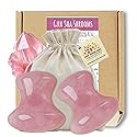 Boho Aromatic This Hippie Girl Gua Sha Mushroom Set, Jaw Sculpting Tools, A+ Rose Quartz Facial Toning and Yoga Sculpt Massage Tool, 2 Gua Sha