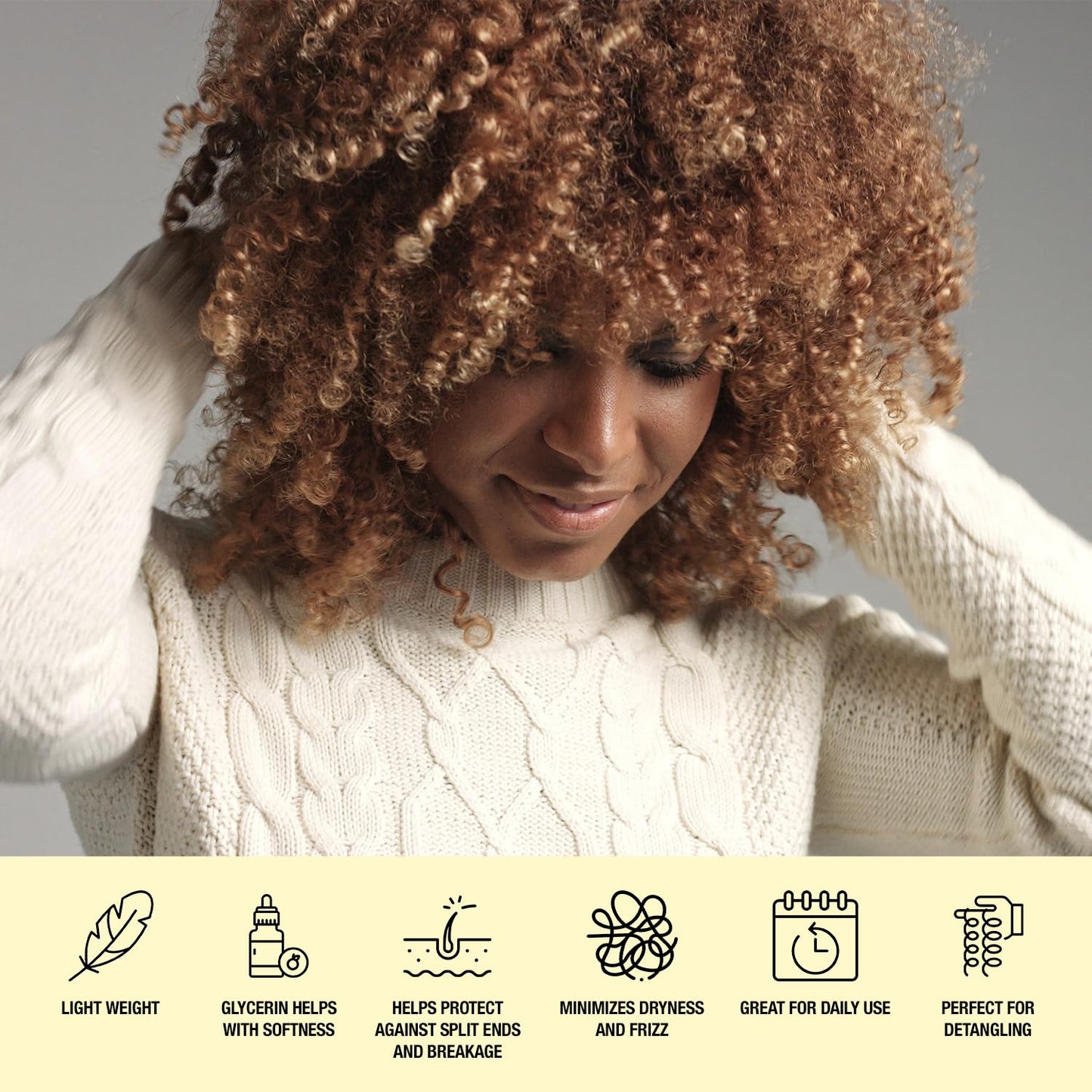 STAR CARE Curl Back Curl Keeper (8oz), Bouncy Curl Activator & Moisturizer with Biotin, Argan Oil & Glycerin - Anti-Frizz, Hair Loss Prevention