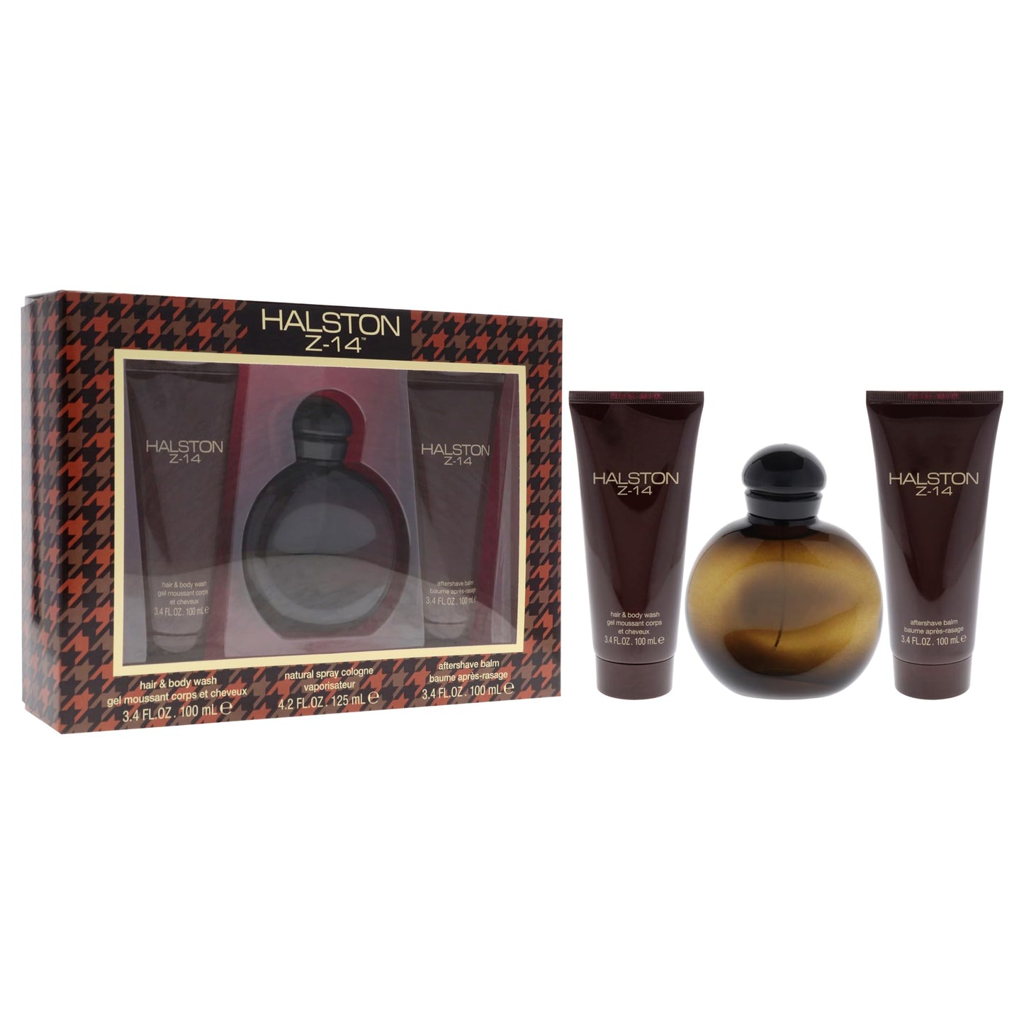 Halston Z-14 by Halston for Men - 2 Pc Gift Set 4.2oz EDC Spray, 3.4oz After Shave Balm, 3.4oz Hair and Body Wash Beauty & Personal Care HALSTON