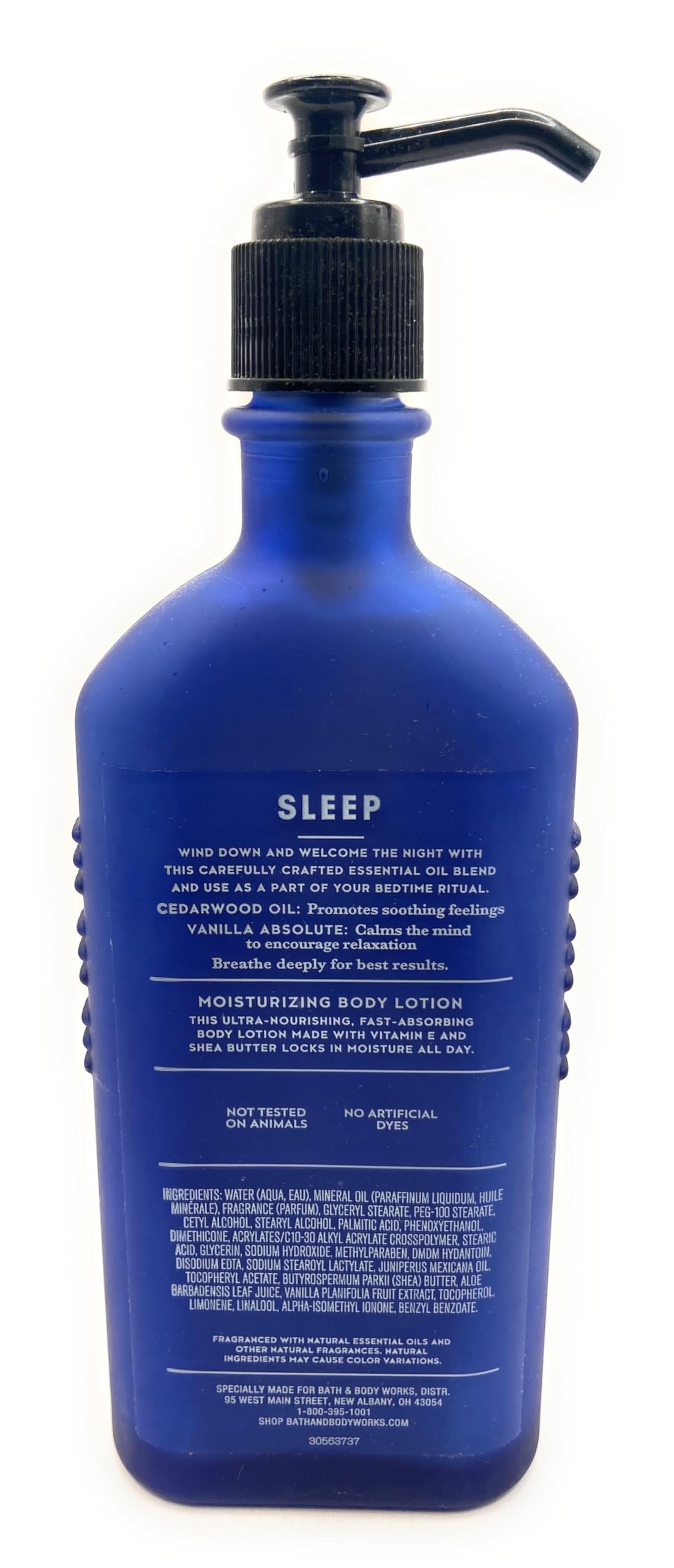 Bath and Body Works Aromatherapy Sleep Cedarwood + Vanilla Moisturizing Body Lotion- 6.5 fl. oz / 192 ml