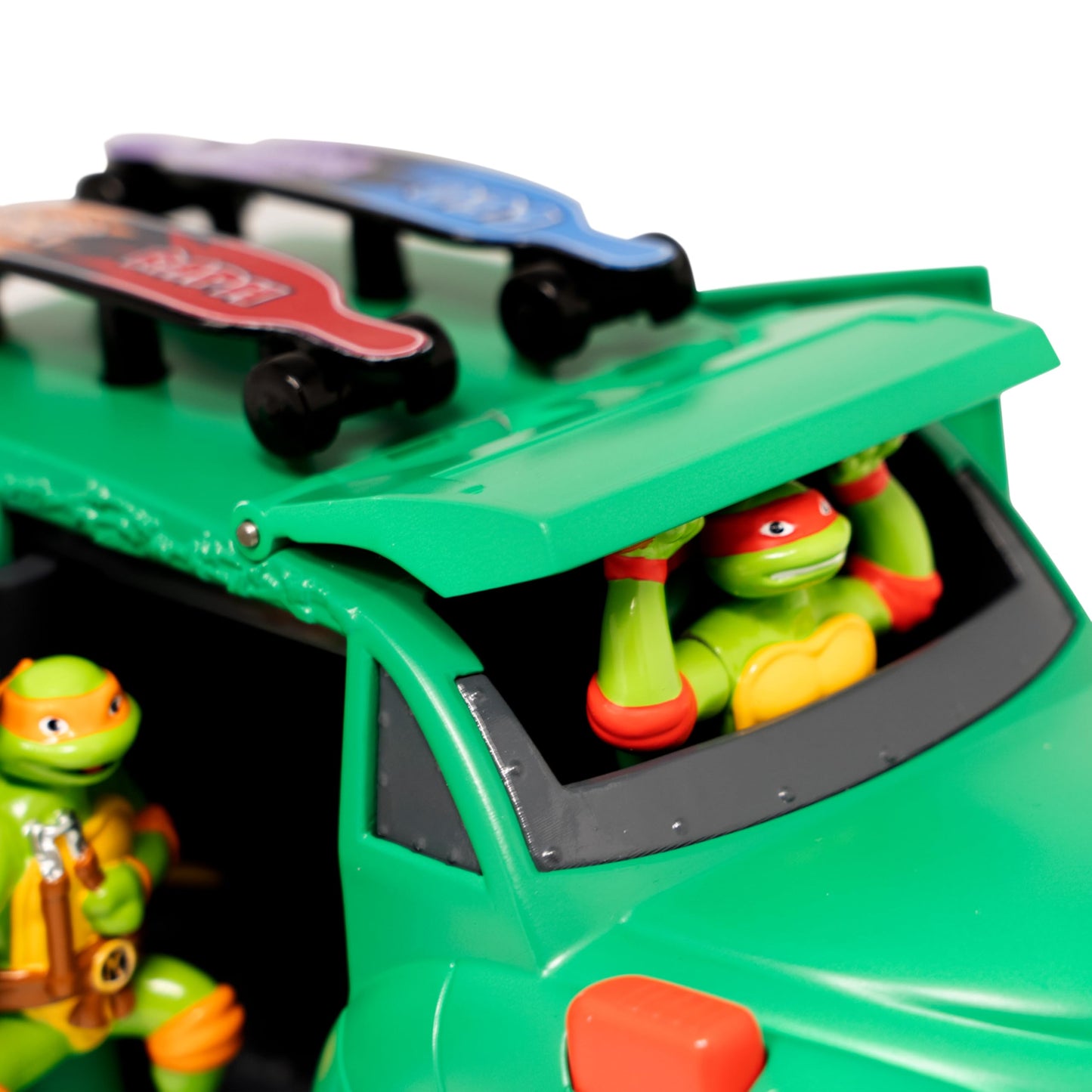 Teenage Mutant Ninja Turtles, Turtle Party Cruiser w/Lights and Sounds, Vintage Styling, Interactive Play, Ages 3+