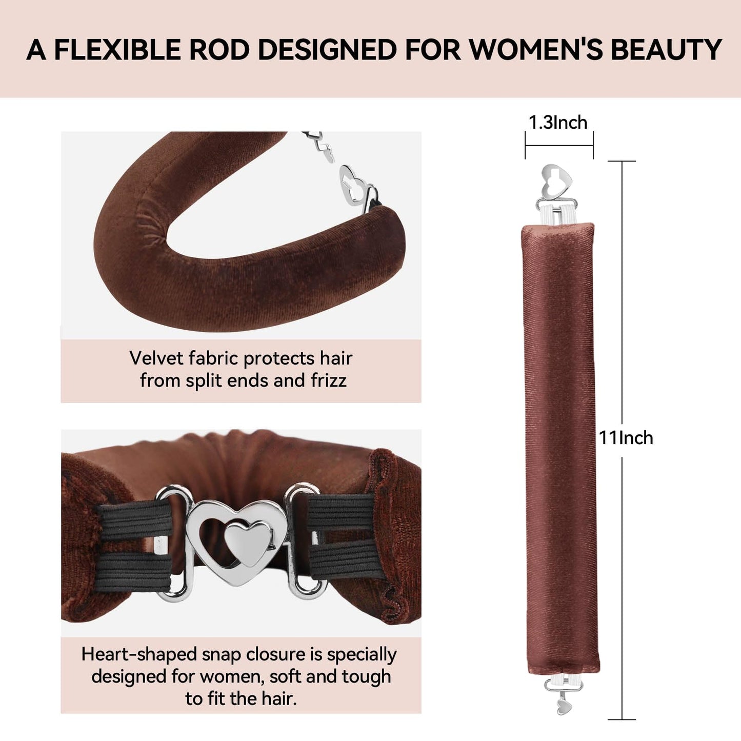 Togayu Heatless Curls Overnight Hair Care Set - Jumbo Velvet Hair Curlers Beauty and Personal Care Togayu