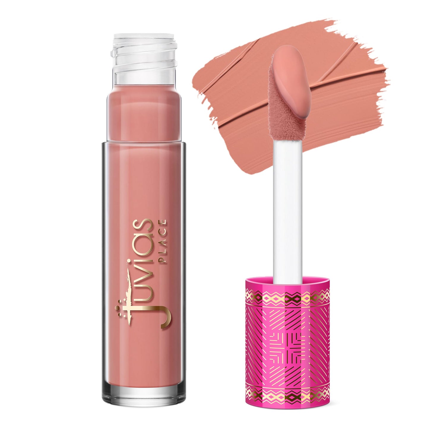 Juvia's Place Velvety Matte Liquid Lipstick Ginger Bread - Hydrating, Long-Wearing, Velvety Soft & Feather Light - Hyperpigmented Creamy Matte