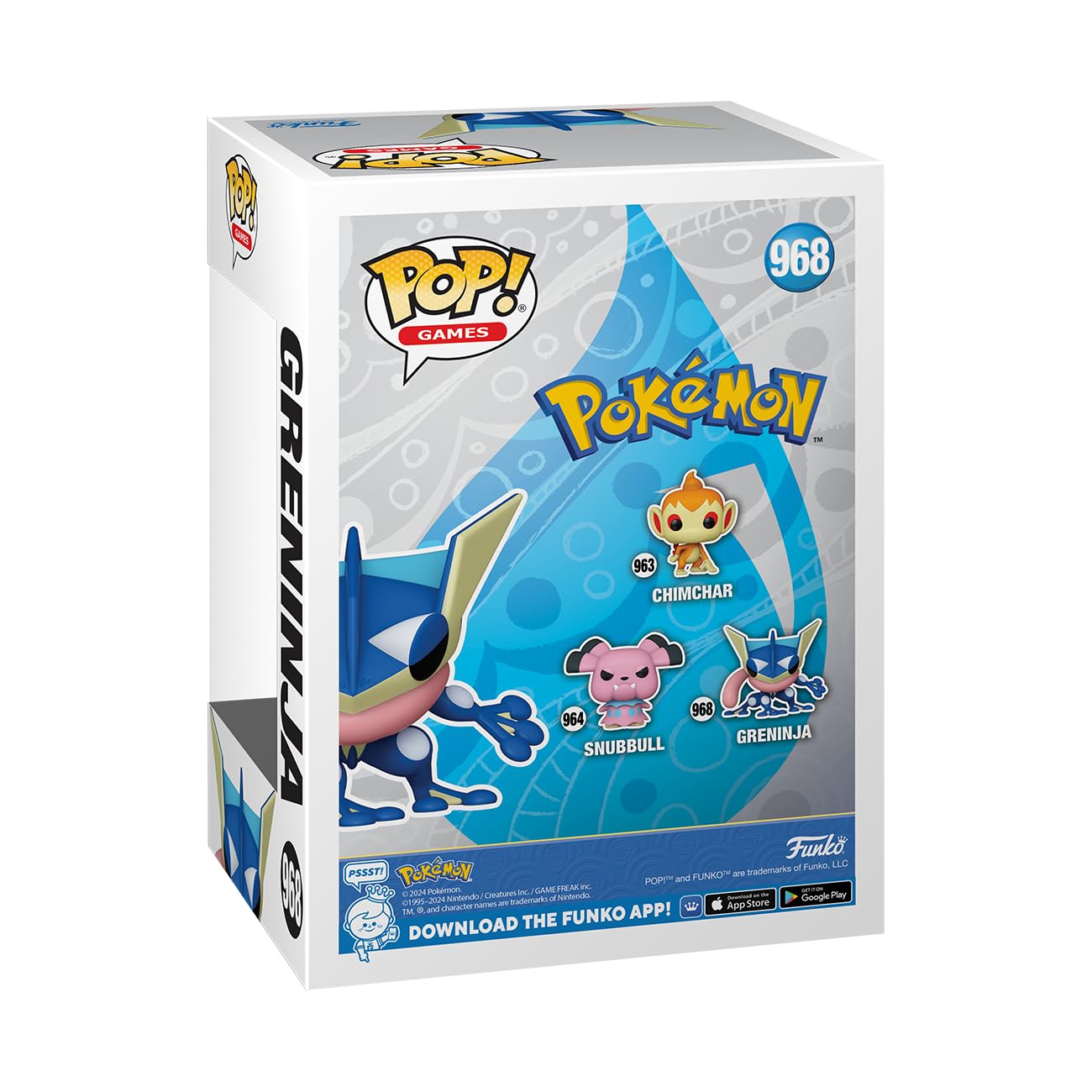 Funko Pop Games: Pokemon - Greninja - Collectable Vinyl Figure - Gift Idea - Official Merchandise - Toys for Kids & Adults - Video Games Fans - Model…