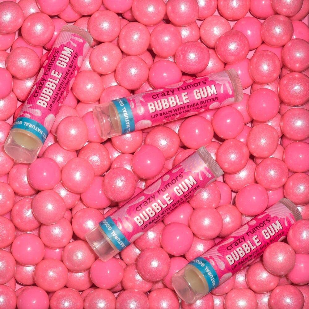 Lip Balm Bubble Gum .15oz (single item) by Crazy Rumors