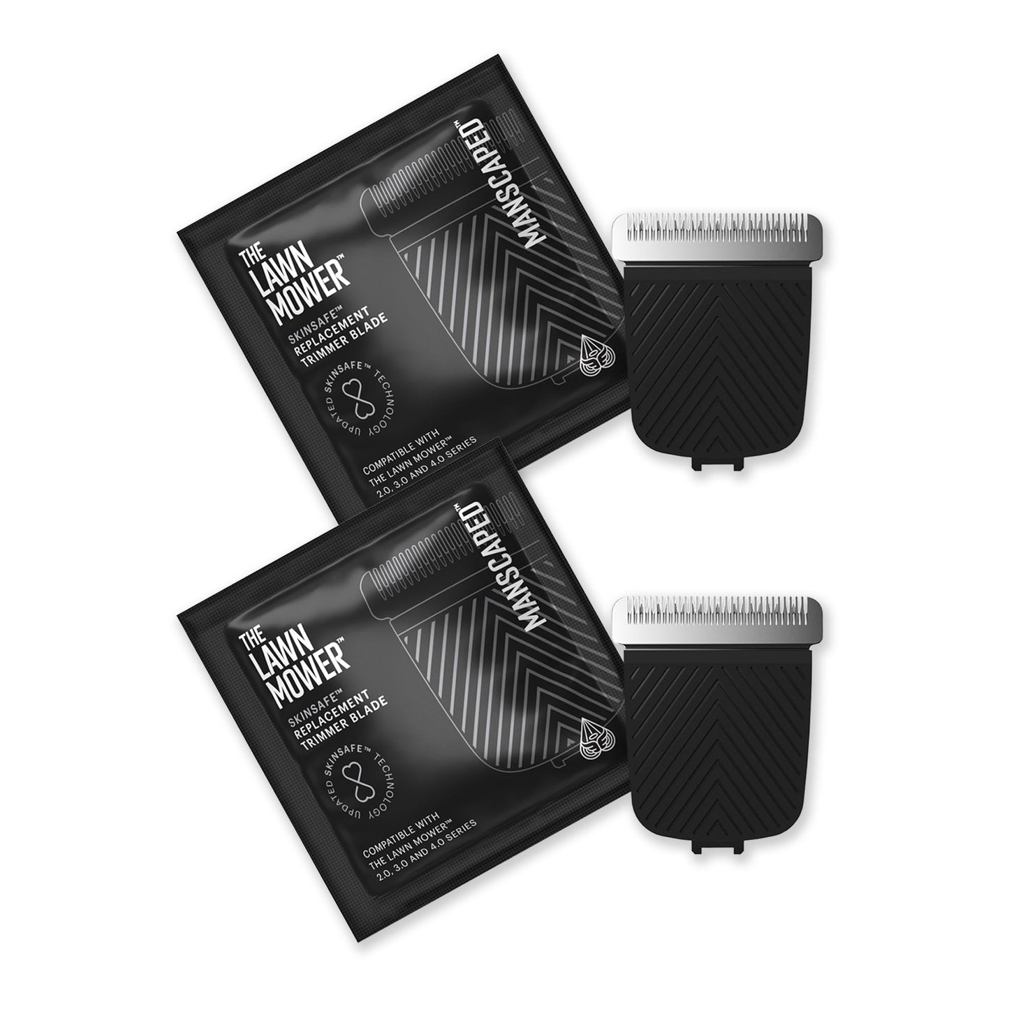 MANSCAPED® The Lawn Mower® SkinSafe® Replacement Trimmer Blade - Groin Hair Groomer Ceramic Blade Head Refill, Snap-In Shaver Cartridge with Built-in Beauty and Personal Care MANSCAPED Default Title