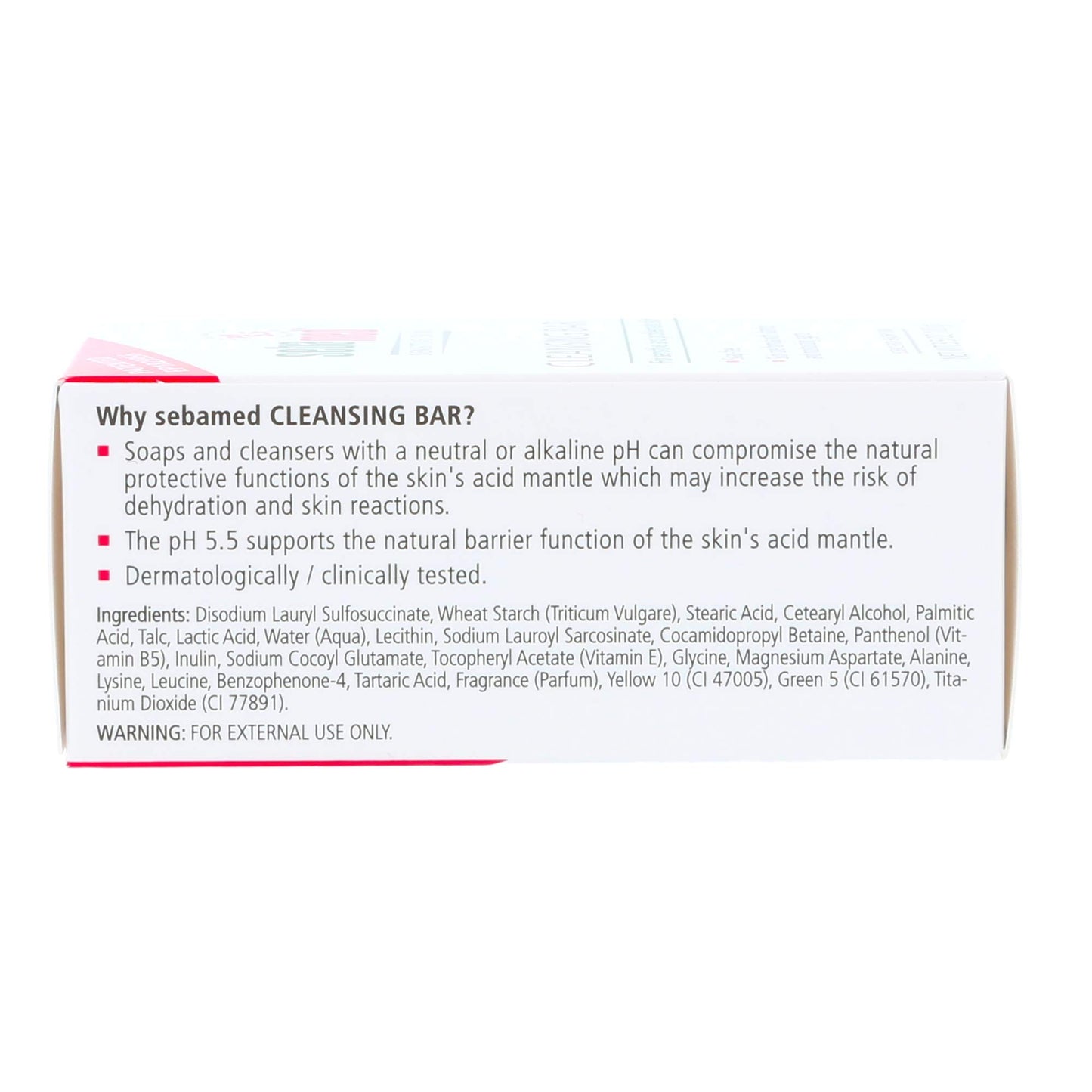 SEBAMED Cleansing Bar - Soap-free Gentle and Deep Pore Hydrating Cleanser with Vitamins and Lecithin - Recommended for Sensitive and Problematic Skin Beauty & Personal Care SEBAMED