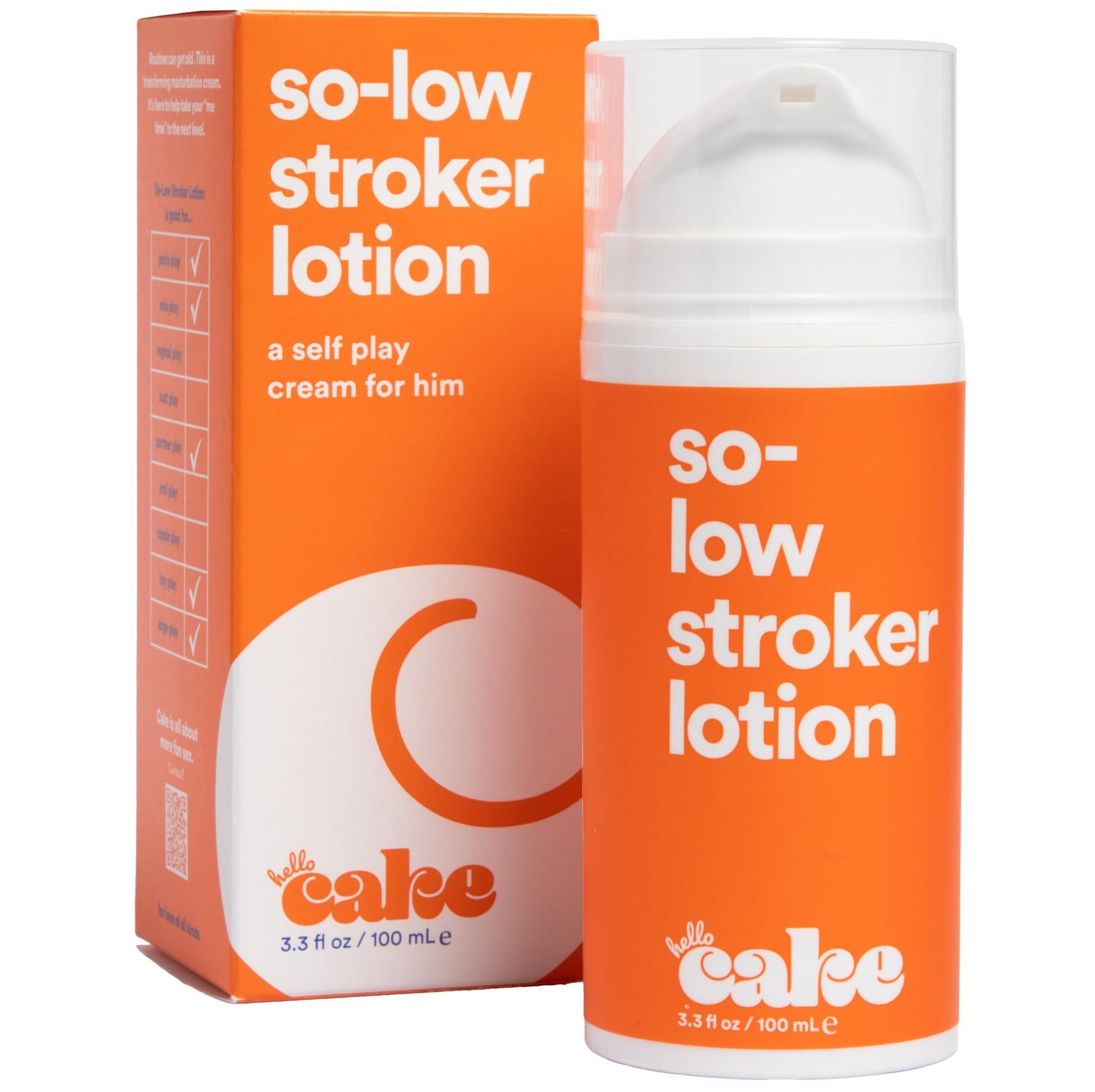 Hello Cake So-Low Stroker Lotion - Below the Belt Solo Cream for Men, Natural Moisturizing Ingredients Coconut Oil, Avocado Oil, Aloe Vera, 3.3 fl oz Beauty and Personal Care cake