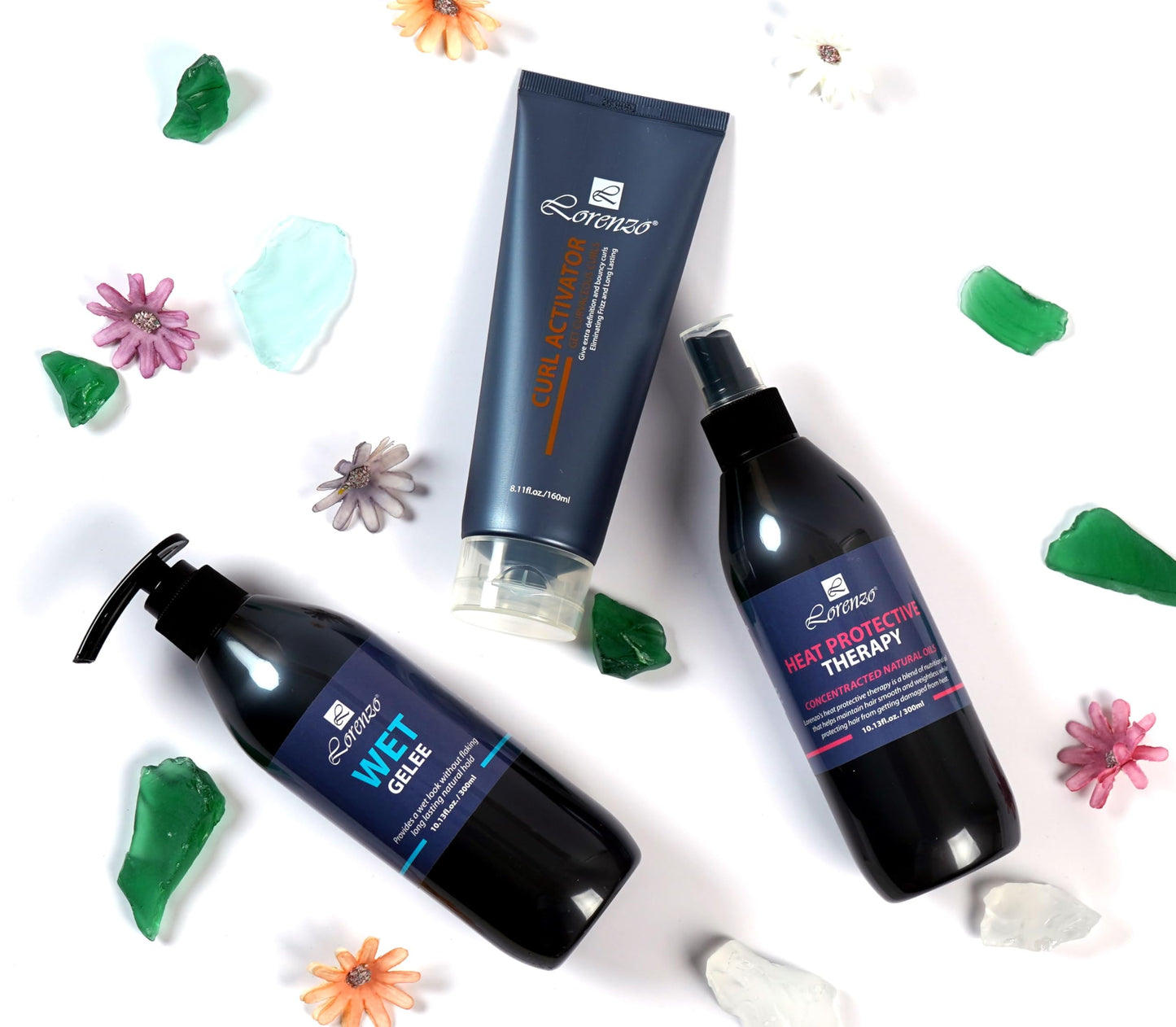 L Lorenzo Curl Activator 5.40fl.oz/160ml | Get Curvaceous Curls | Tightens and defines natural waves and curls | Eliminating Frizz and Offering