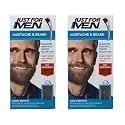JUST FOR MEN Brush-In Color Gel, Mustache & Beard M-25 Light Brown 1 Each (Pack of 2)