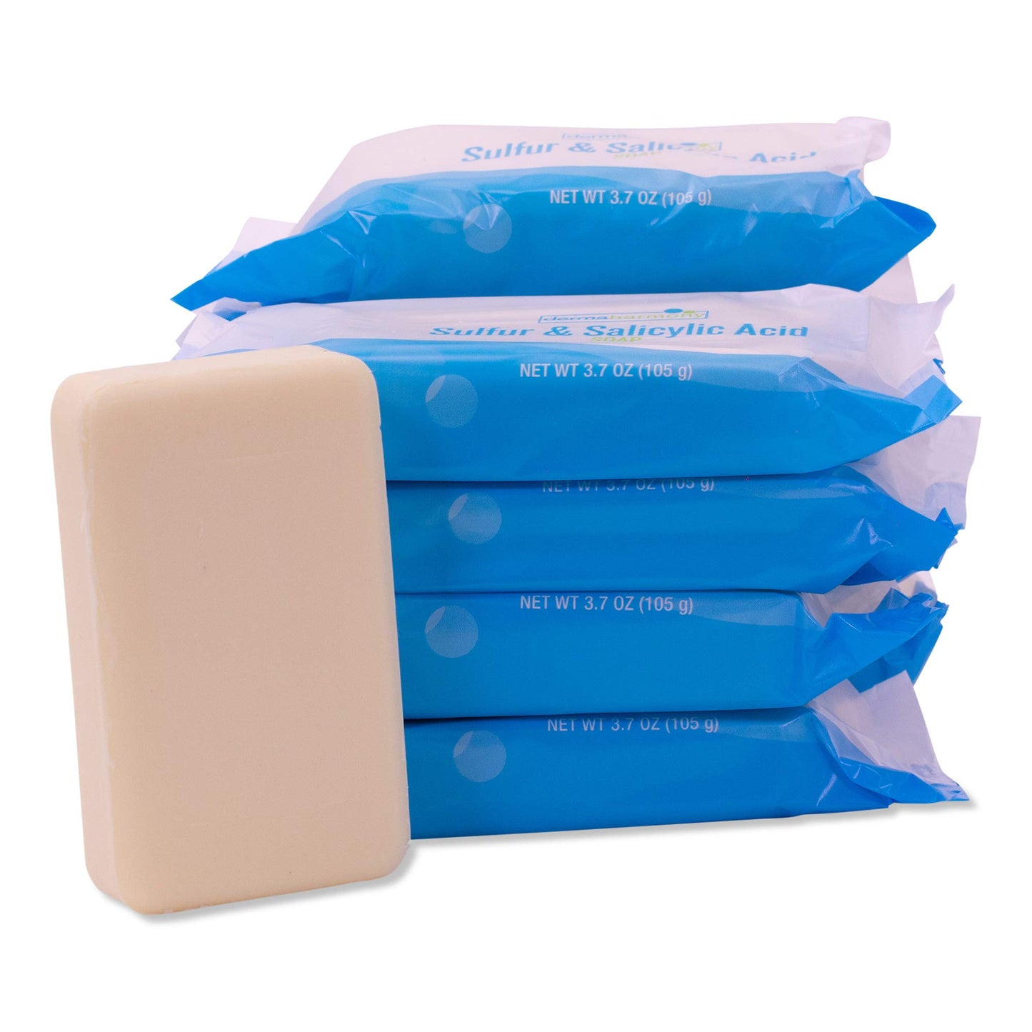 Dermaharmony Sulfur and Salicylic Acid Bar Soap 3.7 oz - Crafted for Those with Skin Conditions (10 Bars) Beauty & Personal Care Dermaharmony