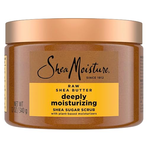 SheaMoisture Shea Sugar Body Scrub For Moisturize And Restore Dry Skin Raw Shea Butter Deeply Moisturizing Body Scrub With 24h Shea Moisture Nutrients Beauty & Personal Care Shea Moisture