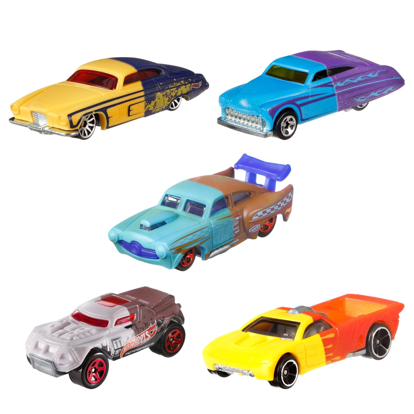 Hot Wheels Toy Car, 1:64 Scale Color Shifters Vehicle with Repeat Color Change in ICY Cold or Very Warm Water (Styles May Vary)
